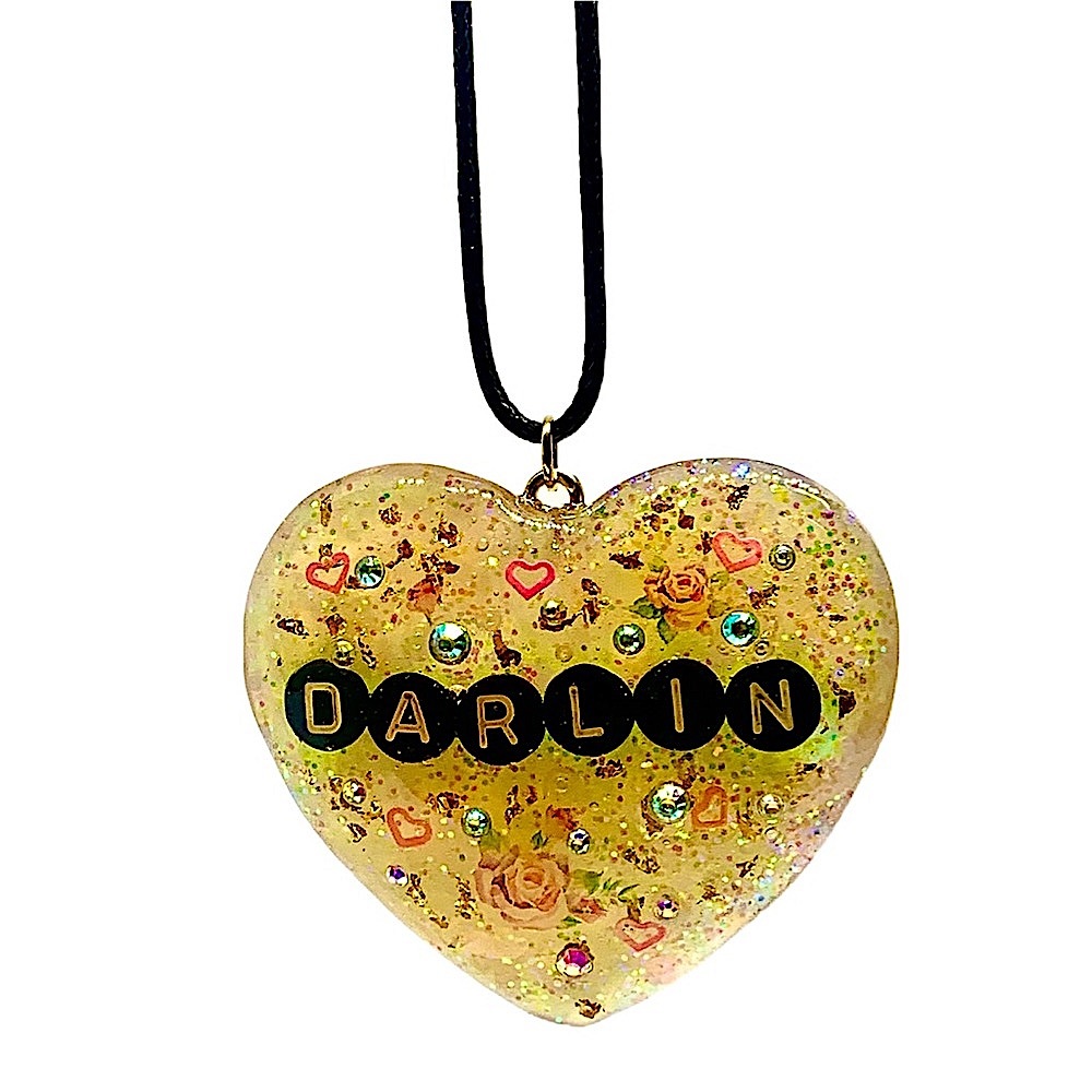 Large Darlin Heart Necklace